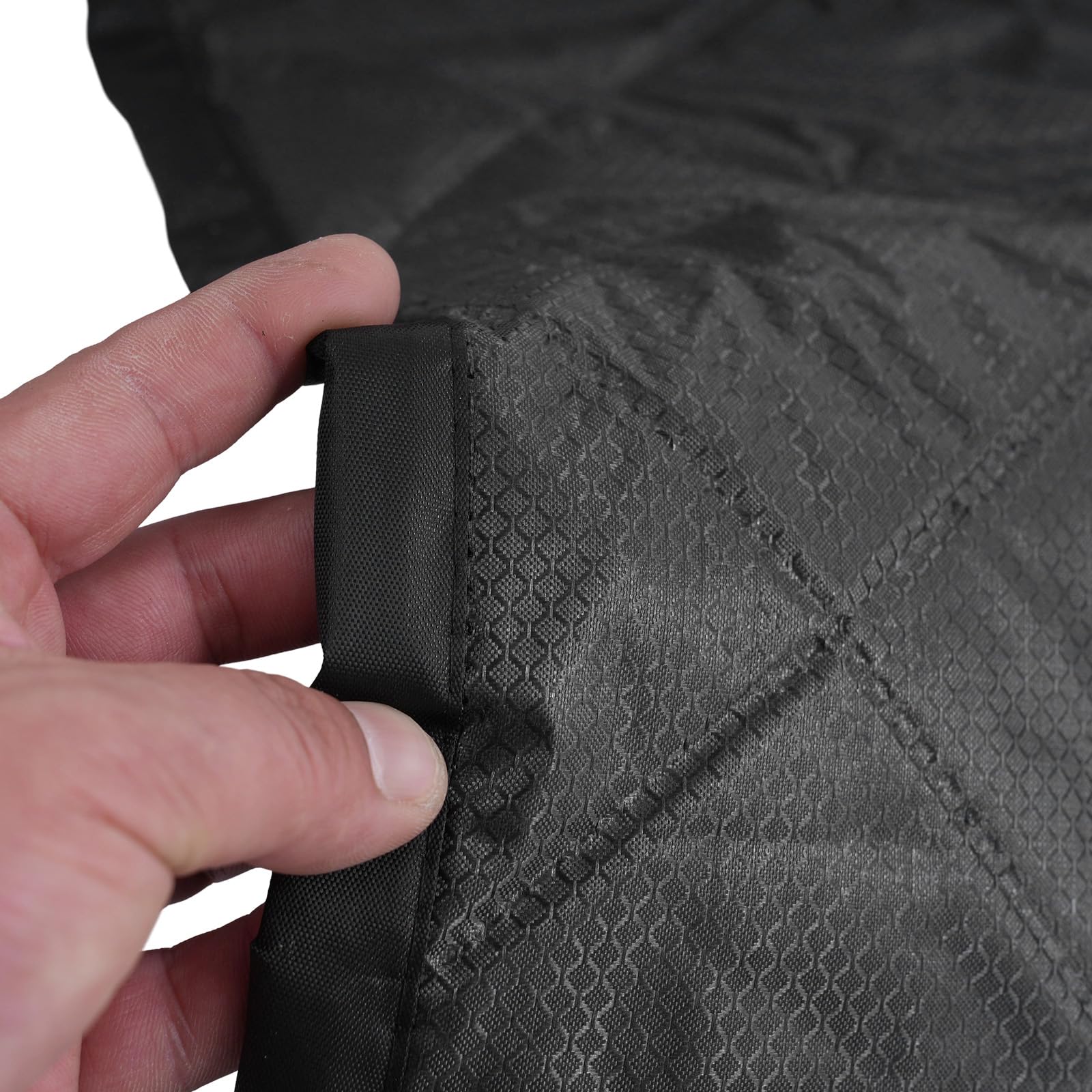 Cortina para puerta con aislamiento térmico, cortina protectora aislada, cortina térmica magnética para puerta, cortinas opacas, cortinas de privacidad (negro, largo x alto x alto 95 x 210 cm
