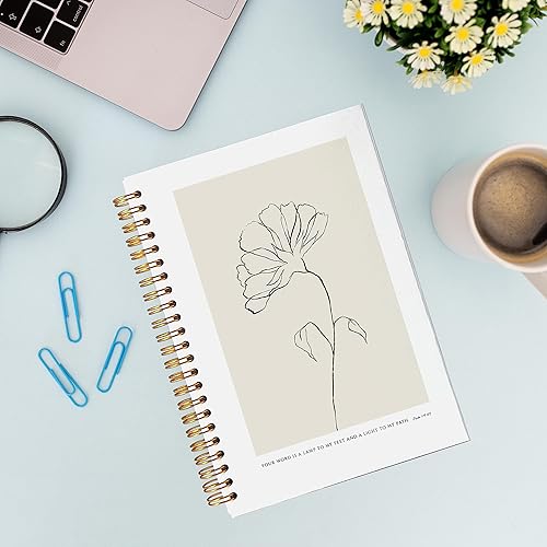 Miniatura 7 de Cuaderno cristiano, cuaderno de diario bíblico, diario bíblico, cuaderno de notas de la iglesia, 1 Corintios 134-8, cuaderno en espiral Love Never