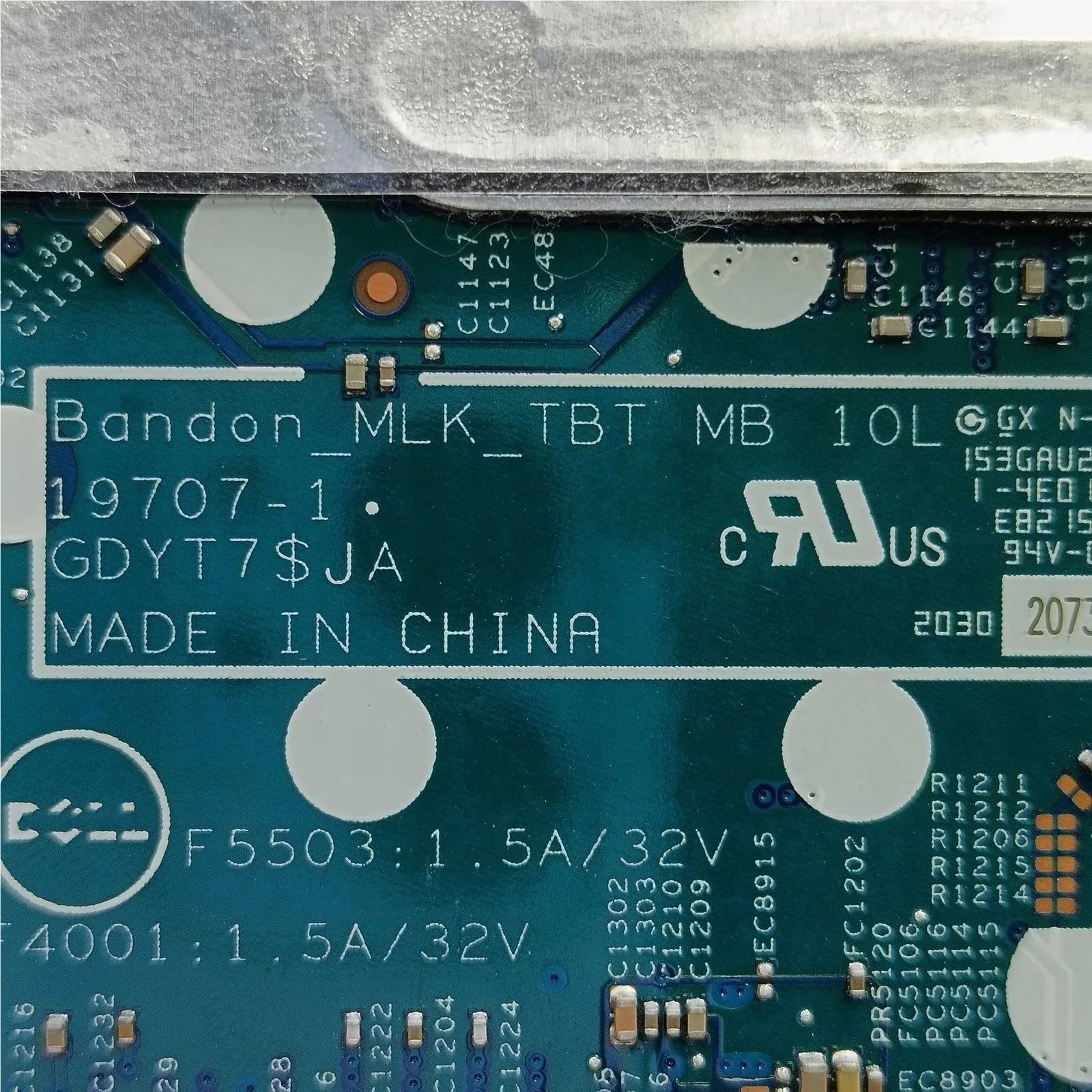 Płyta główna laptopa 2 w 1 do 5310 z płytą główną notebooka I5/i7-10. 19707-1 (0MJ09G i7-10810U)