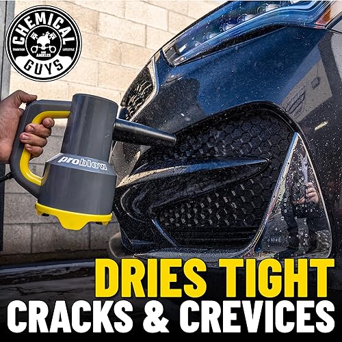 Miniatura 2 de Chemical Guys EQP403 ProBlow Secador y soplador de mano profesional de alto flujo (secadora de lavado de autos) para automóviles, camiones, SUV,