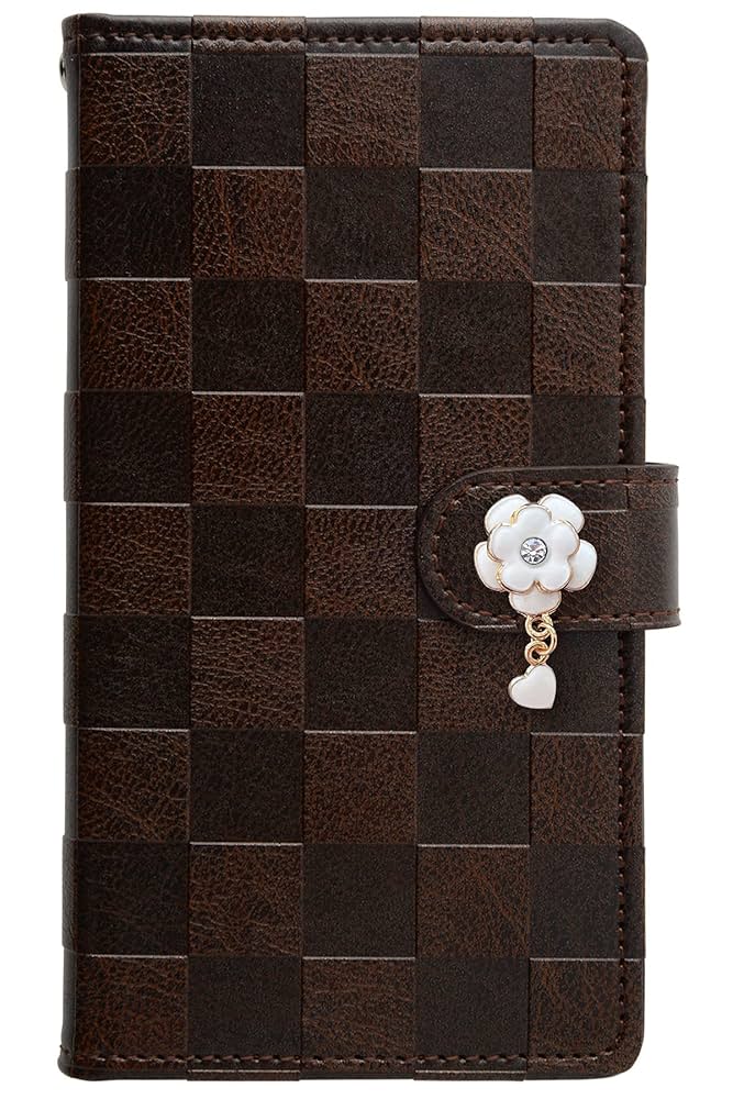 手帳型 iphone16Plusケース　お洒落　PUレザー チェック柄　黒色 手帳型 iphone16Plusケース お洒落 PUレザー チェック柄 黒色