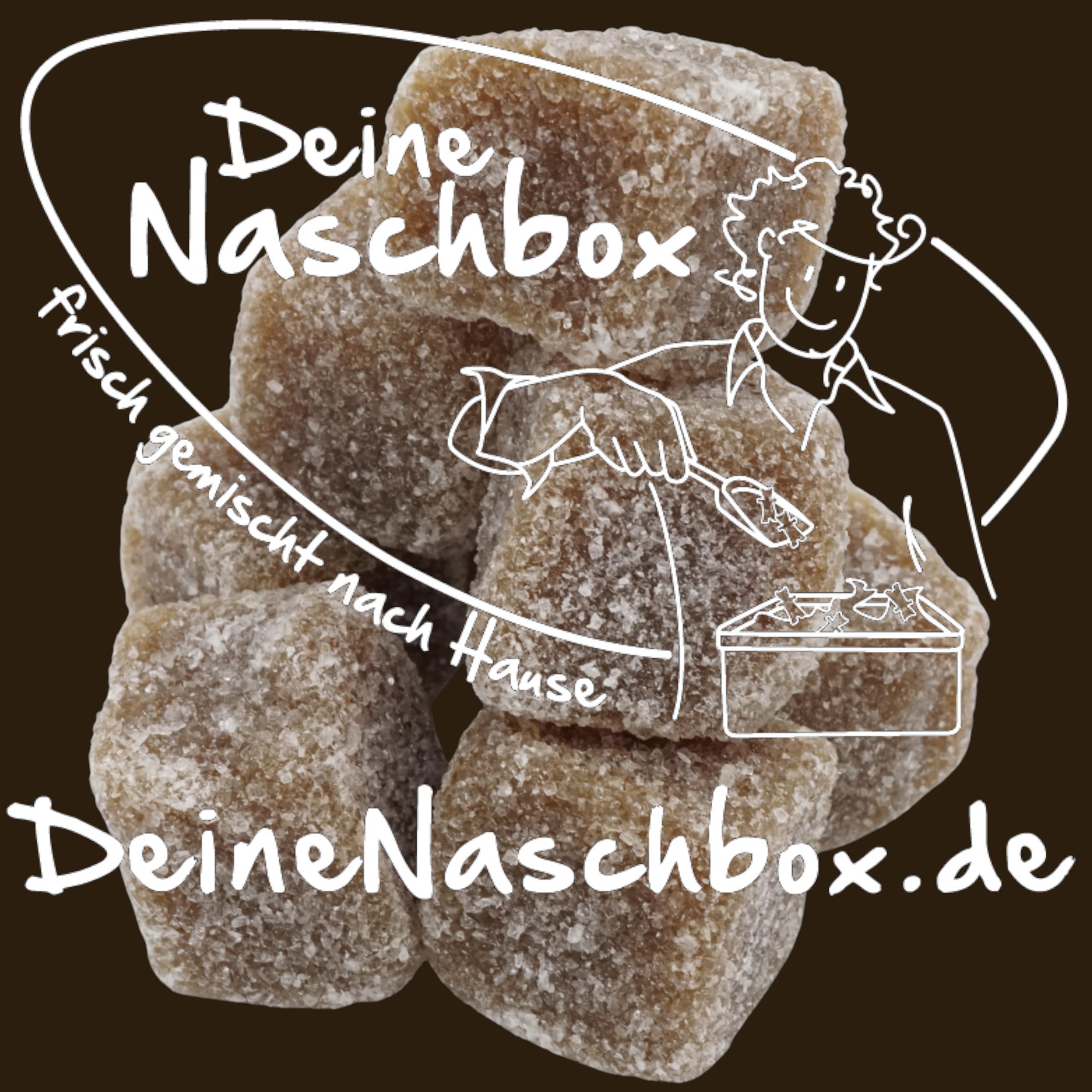 Deine Naschbox | Lakritz Griotten | 3kg Mega Pot | XXL Großpackung für Party, Candybar & als Geschenk | Softlakritz | Zucker & Salmiaksalz Mantel
