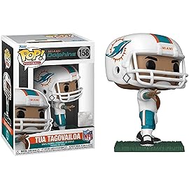 POP NFL: Dolphins - Tua Tagovailoa (Away Uniform), Multicolor, 3.75 inches