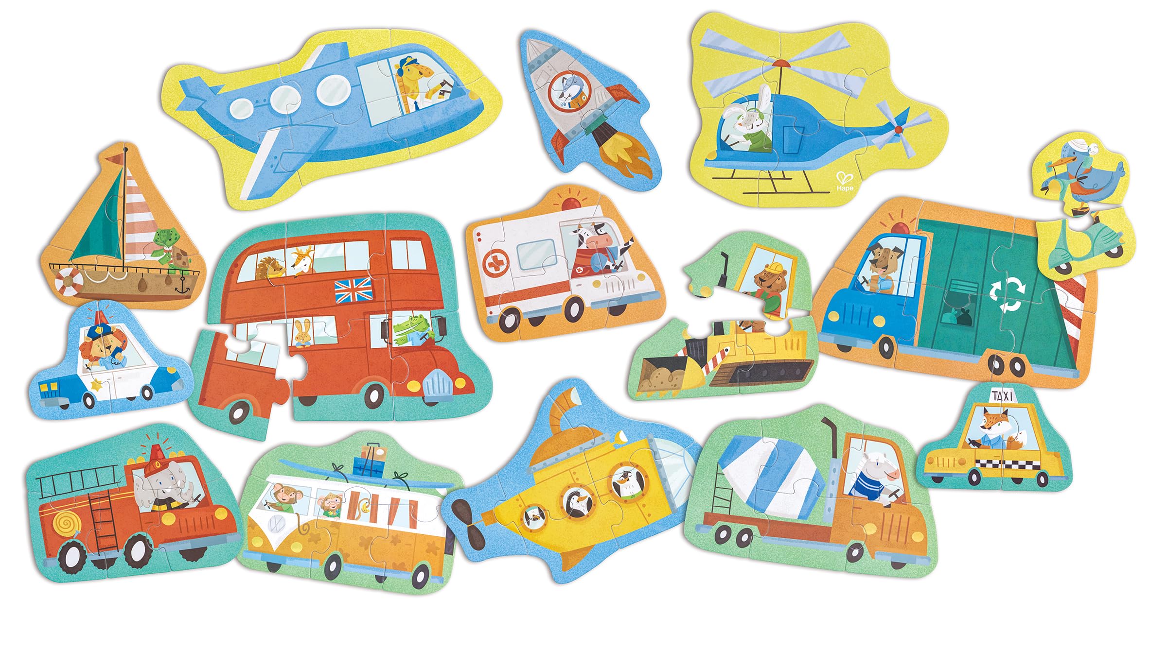 Hape - Puzzle, Multicoloured, E1649