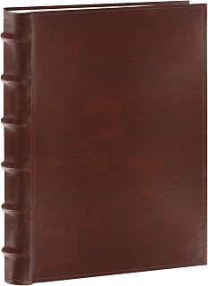 Pioneer Sewn Bonded Leather Photo Album 300 Pockets 4x6 Bi-Directional Brown Bookbound