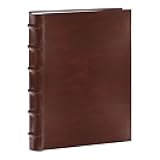 Pioneer Photo Albums Sewn Bonded Leather Bookbound 300 Pkt 4x6 Bi-Directional Photo Album, Brown, ( Pack of 1)