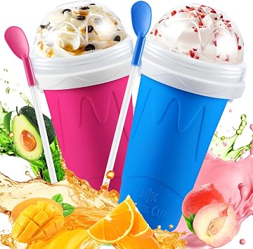 tgosomt Slushie Cup, Cool Stuff Slushy Maker Cups, Cool Funny Gadgets Things, White Elephant Gifts Stocking Stuffers Party Favors, Christmas Gifts for Boys Girls Teens Students