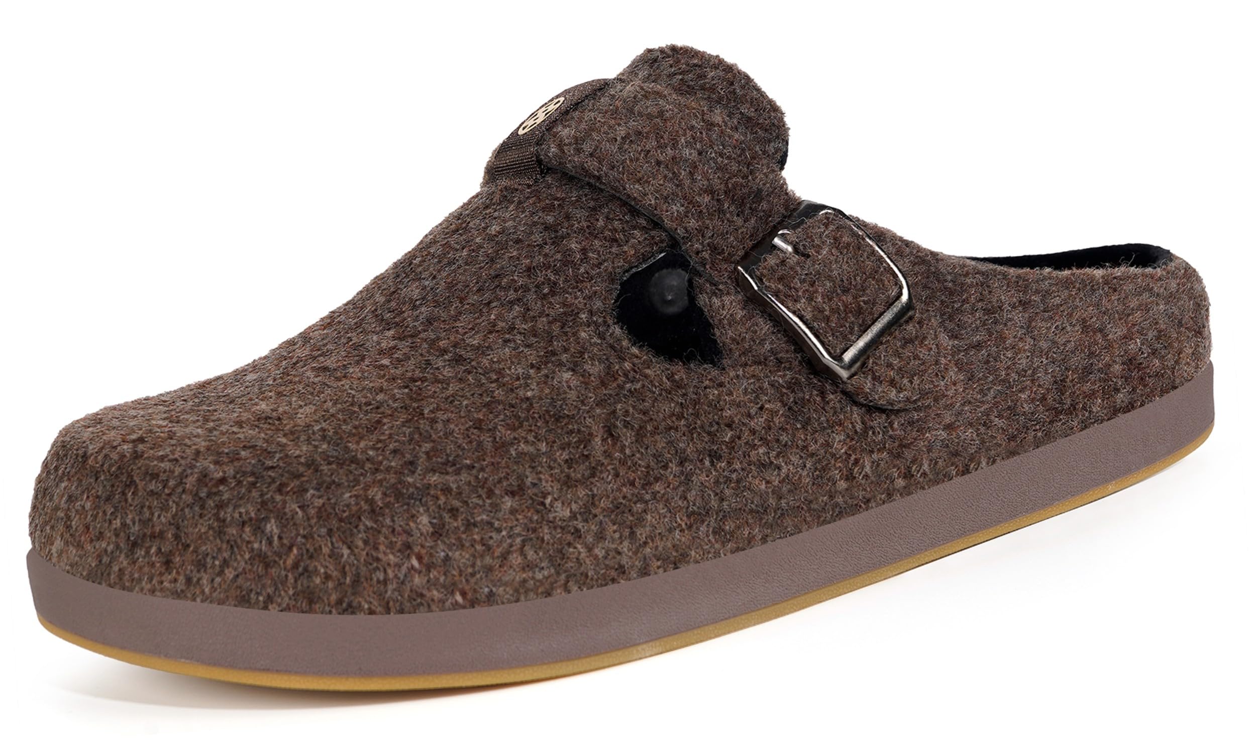 Gaatpot Pantofole Invernali da Uomo e da Donna,Zoccoli in Feltro per Indoor Outdoor,Taglia 36-46