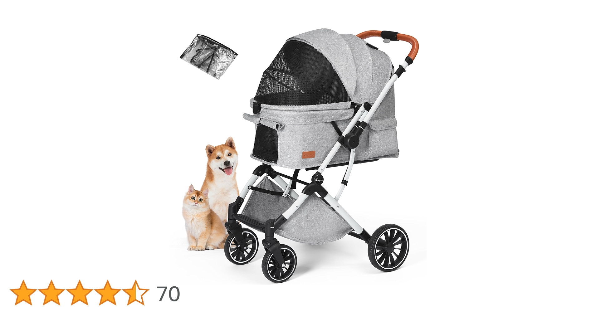 【最新自立機能】ペットカート 楽天市場】【最新自立機能】ペットカート 中型犬 多頭 小型犬