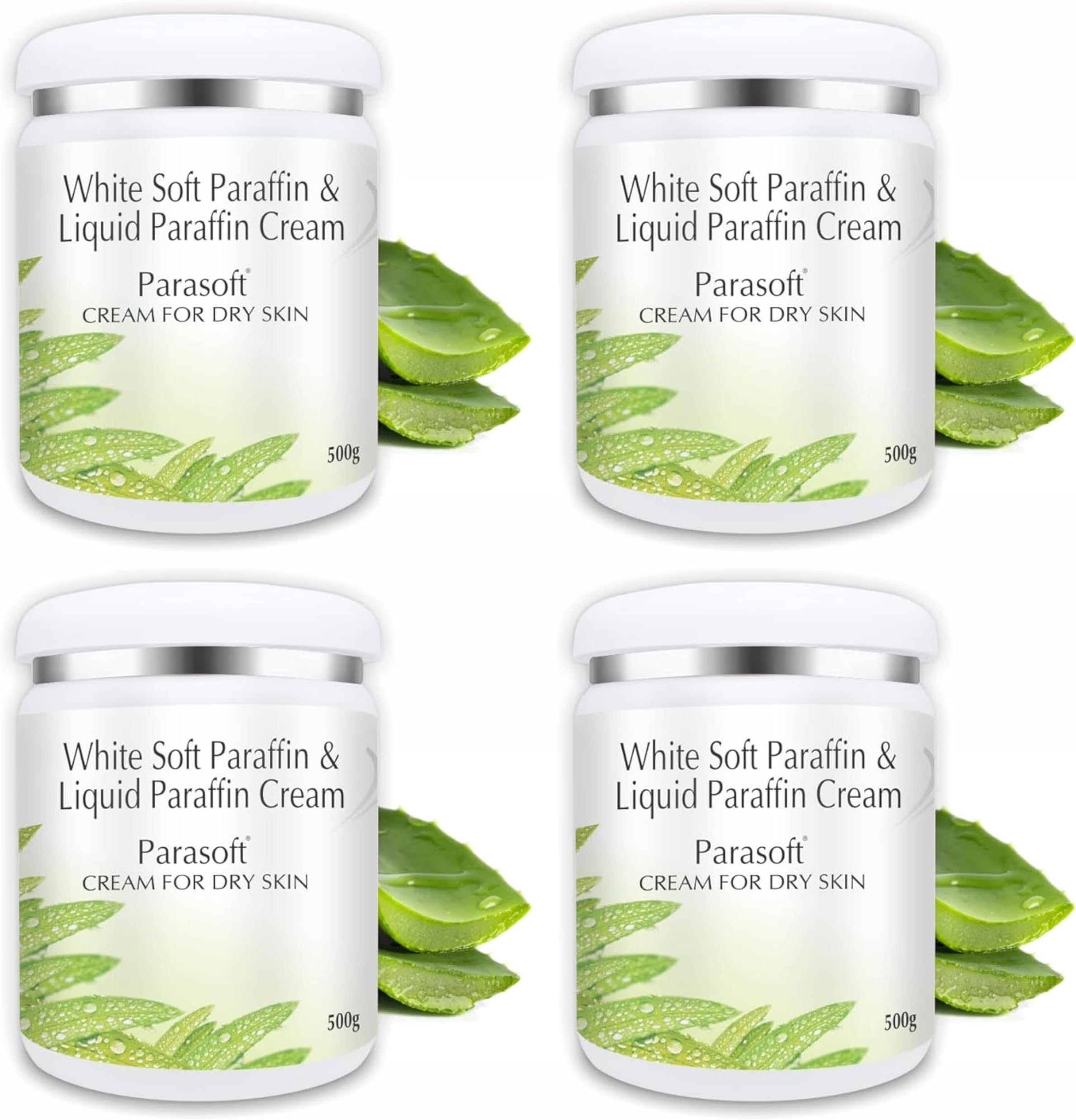 - Moisturizing Cream with Aloe Vera - 500g (Pack of 4) | Deep Hydration Intense Moisturizer for Dry & Dehydrated Skin, Non-Greasy, All-Season Daily Skincare, Dermatologist Tested, Paraben-Free