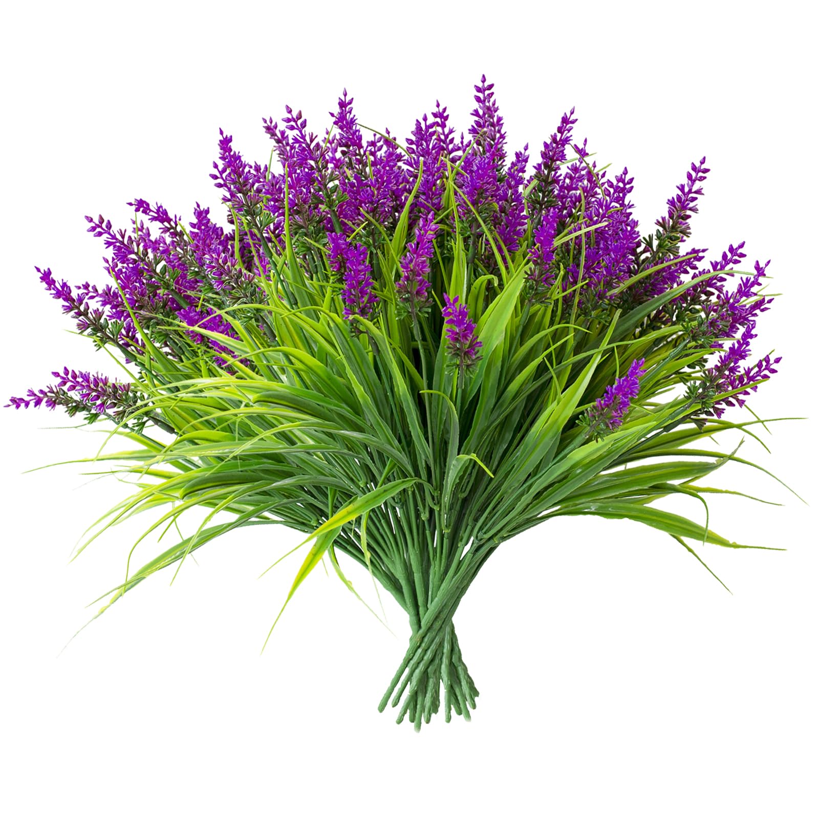 Aupawdy 10 Fasci Di Fiori Artificiali Lavanda Artificiale Bouquet - Foto 13