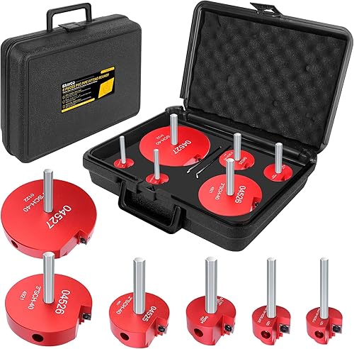 Erayco 04529 para kit de escariador de tubería de PVC PPRK6, Escariador de montaje de tubería de plástico con 34 '', 1 '', 1-12 '', 2 '', 3 '', 4 ''