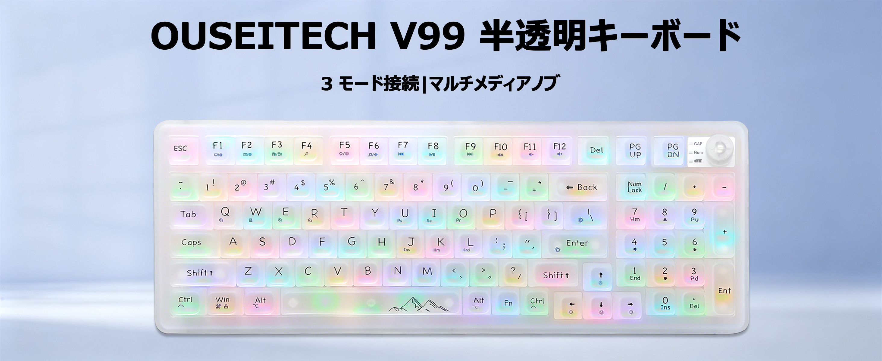 Amazon.co.jp: OUSEITECH X EWEADN V99 Gaming Keyboard, Mechanical