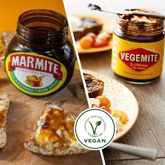 مستخلص خميرة مارميت لندن الفاخر 250 جم ومستخلص خميرة Vegemite 220g-Combo Pack