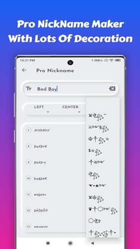 Stylish Text Fonts, Symbols, Emoji & Game Nickname