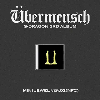 【NEMOZ限定特典】G-DRAGON 3RD ALBUM [Übermensch] MINI JEWEL ver.2 (NFC) （韓国盤）※デジタルアルバムでありCDは同梱されてません（アプリ必要）
