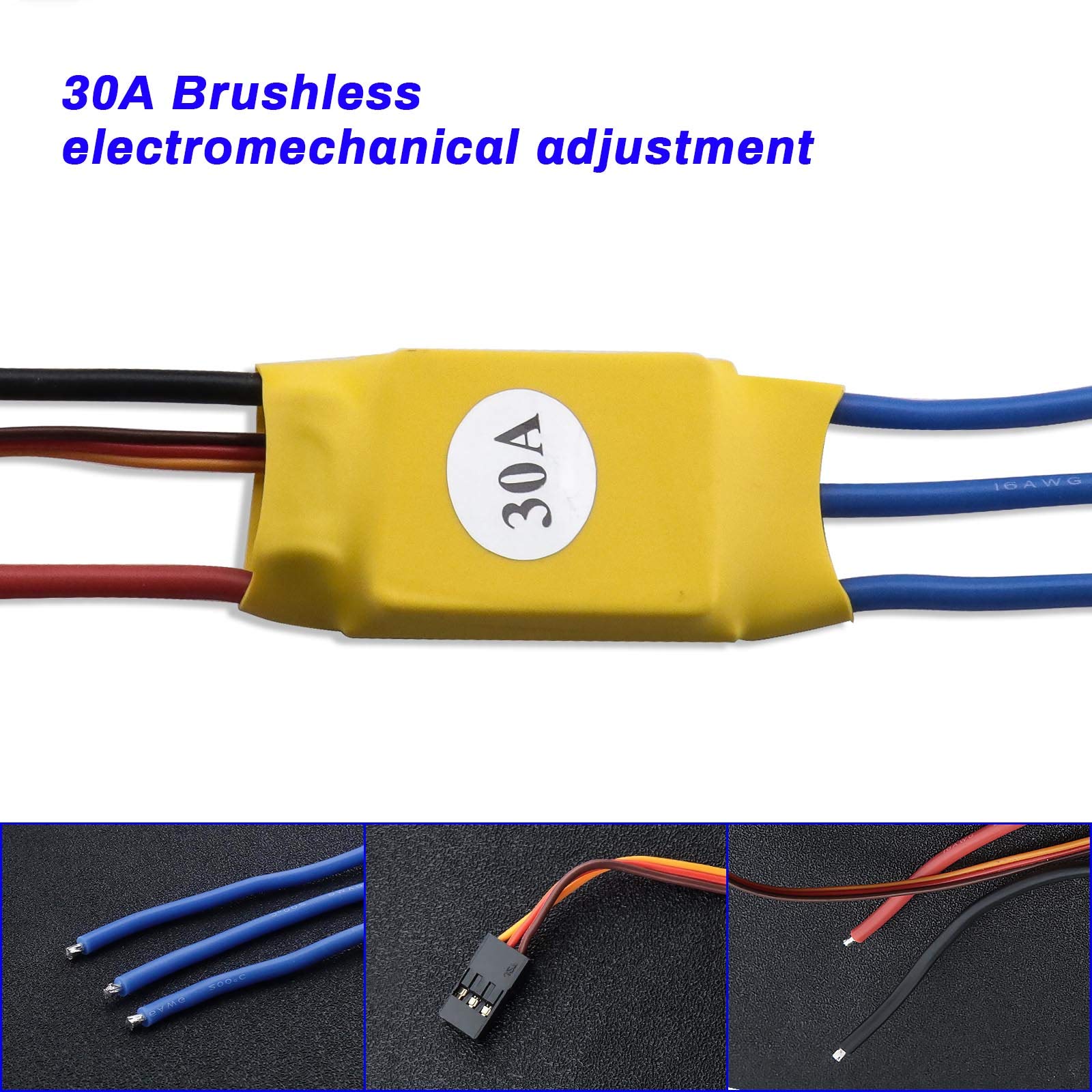 Electronic Speed Controller 2 Pcs XXD 30A RC Brushless Motor Electric ...