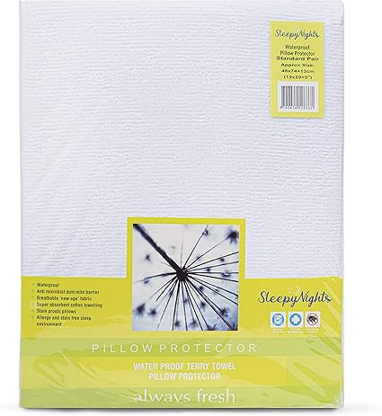 terry towelling pillow protector