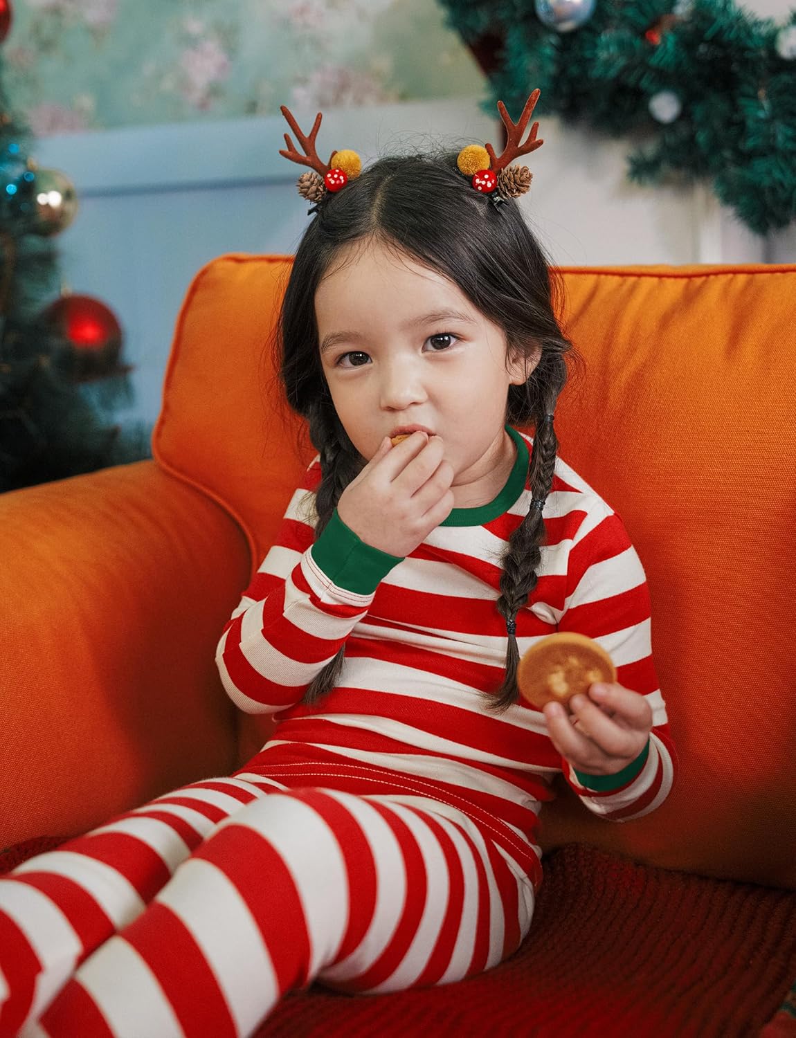 AVAUMA Toddler Pajamas Baby Boys Girls Pajama Set 6M-10Y Kids Cute Snug fit Christmas Pattern Design Pjs Cotton Sleepwear - Image 2