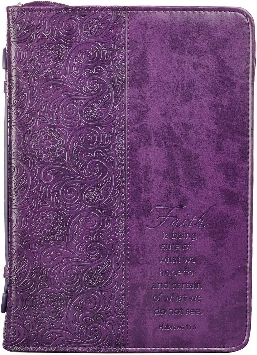 Christian Art Gifts Women's Fashion Bible Cover Faith Hebrews 111