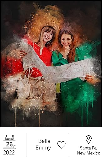 Miniatura 4 de Awesometik Where It All Began Wattercolor Portrait Our Special Place Personalized Watercolor Illustration Where We Met Location Watercolor Design