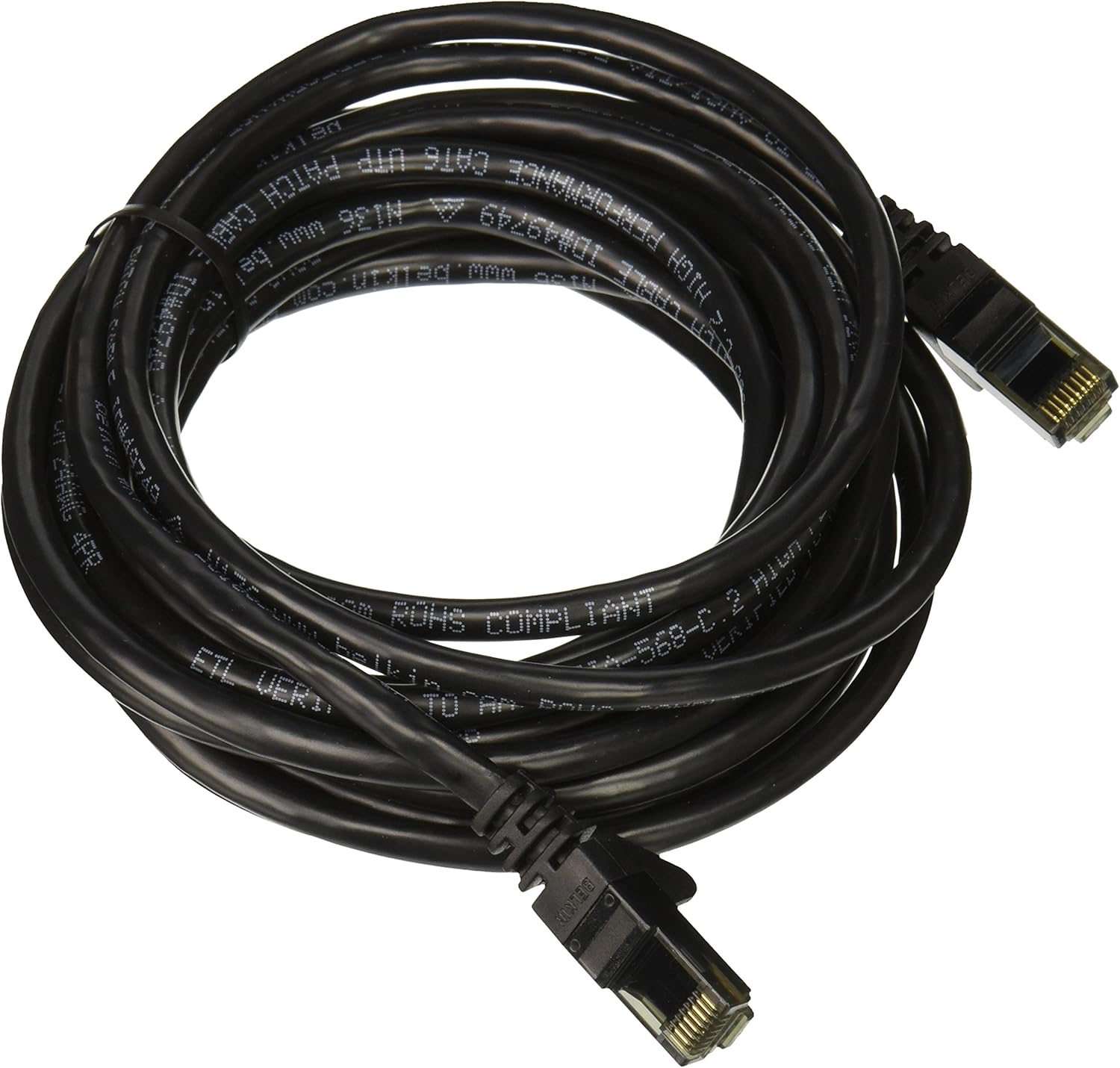 Belkin Snagless CAT6 Patch Cable * RJ45M/RJ45M; 14 Black (A3L980b14-BLK-S)