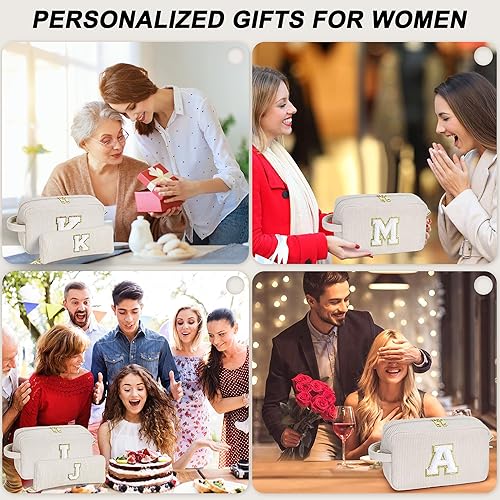 Miniatura 5 de YOOLIFE 2 bonitas bolsas de maquillaje de viaje, bolsa de maquillaje, bolsa de cosméticos, pequeña bolsa de brochas de maquillaje, regalos