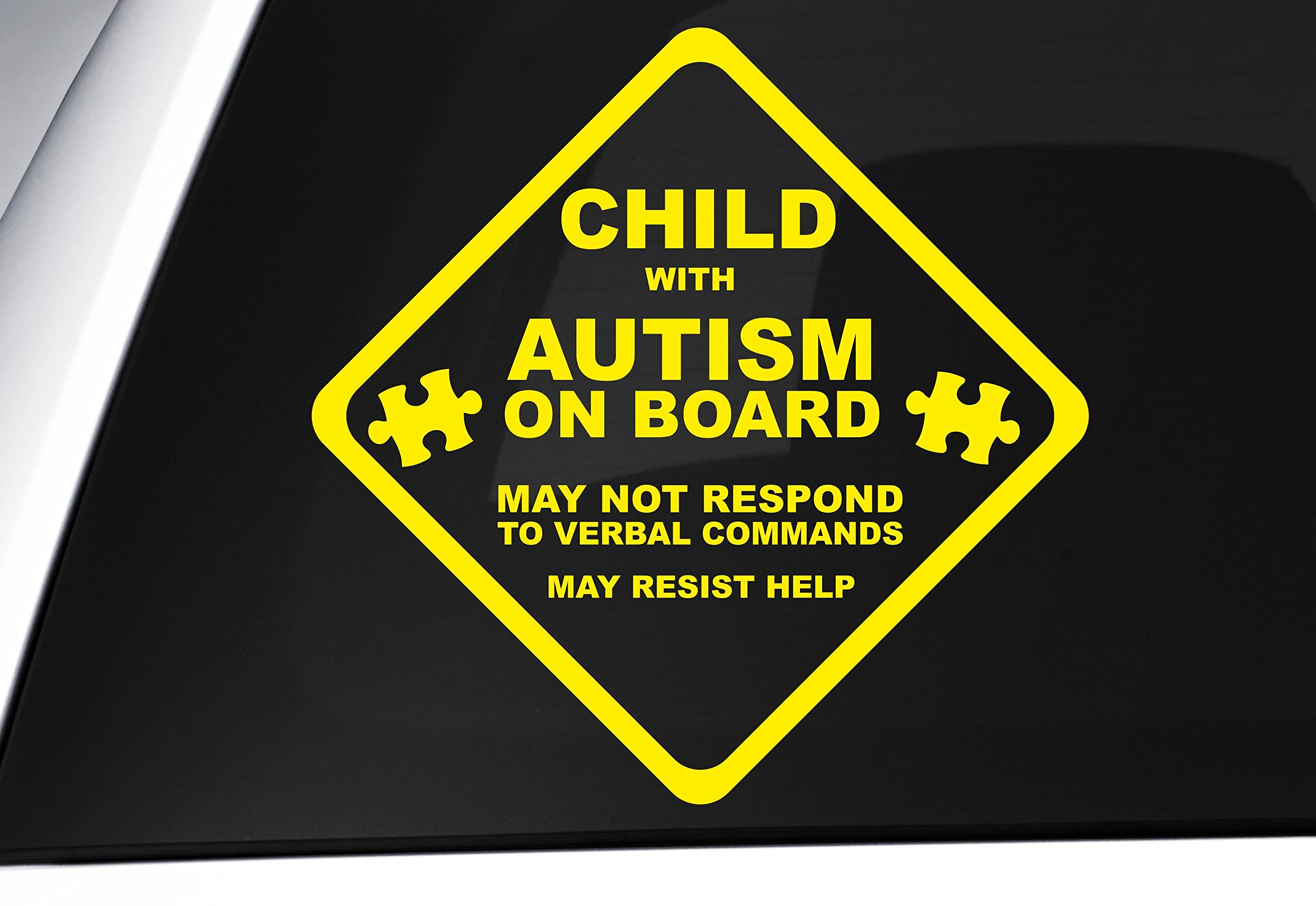 Autism Car Sticker 10-Pack Autism Awareness Car Decals - 4x6