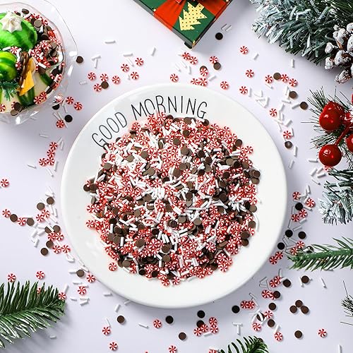 Miniatura 4 de Tigeen Gránulos falsos de Pascua de 10.58 oz de arcilla polimérica, chispas de polímero de arcilla suave, mezclas de Pascua, suministros para hacer