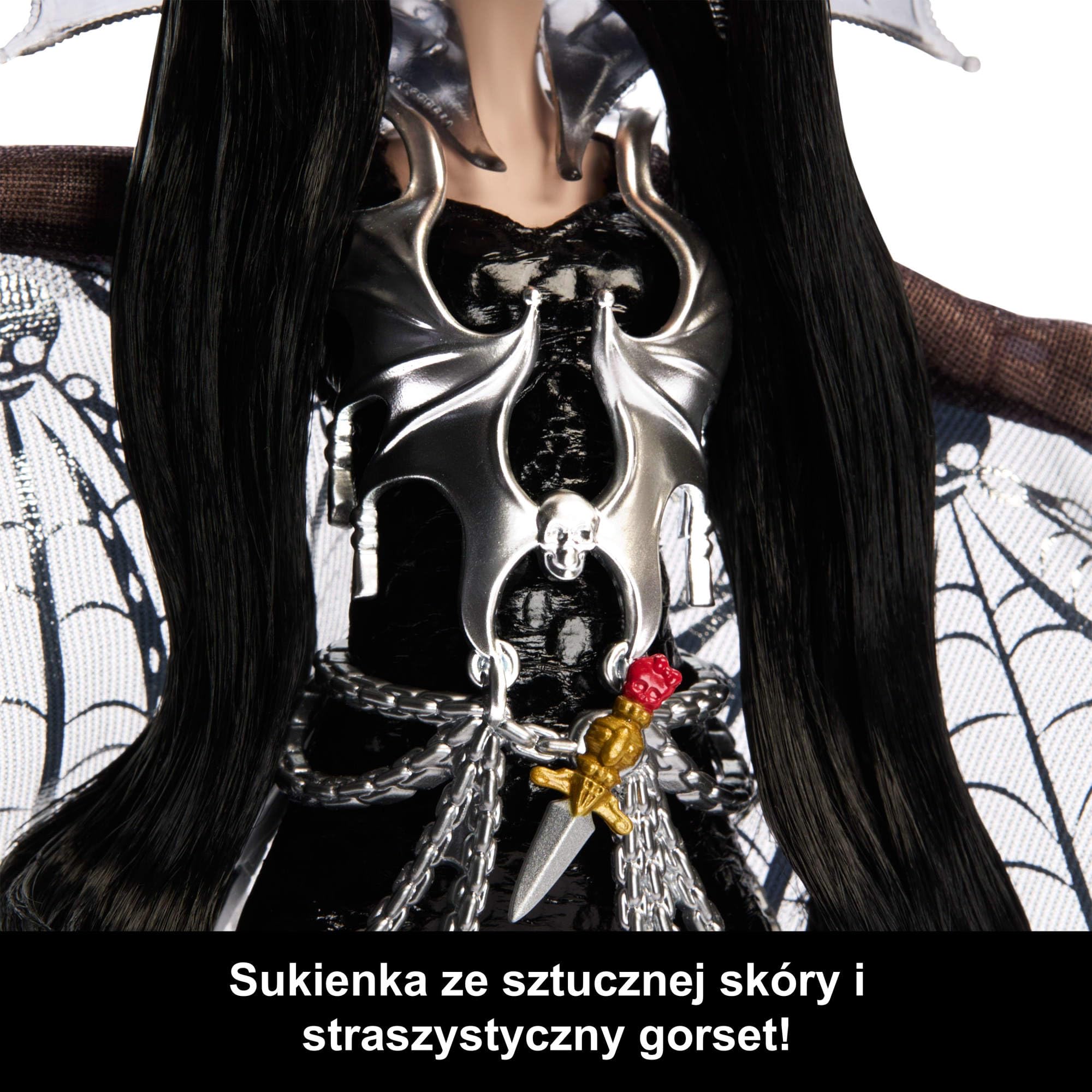 Monster High Elvira Władczyni Ciemności Lalka Kolekcjonerska HYV99