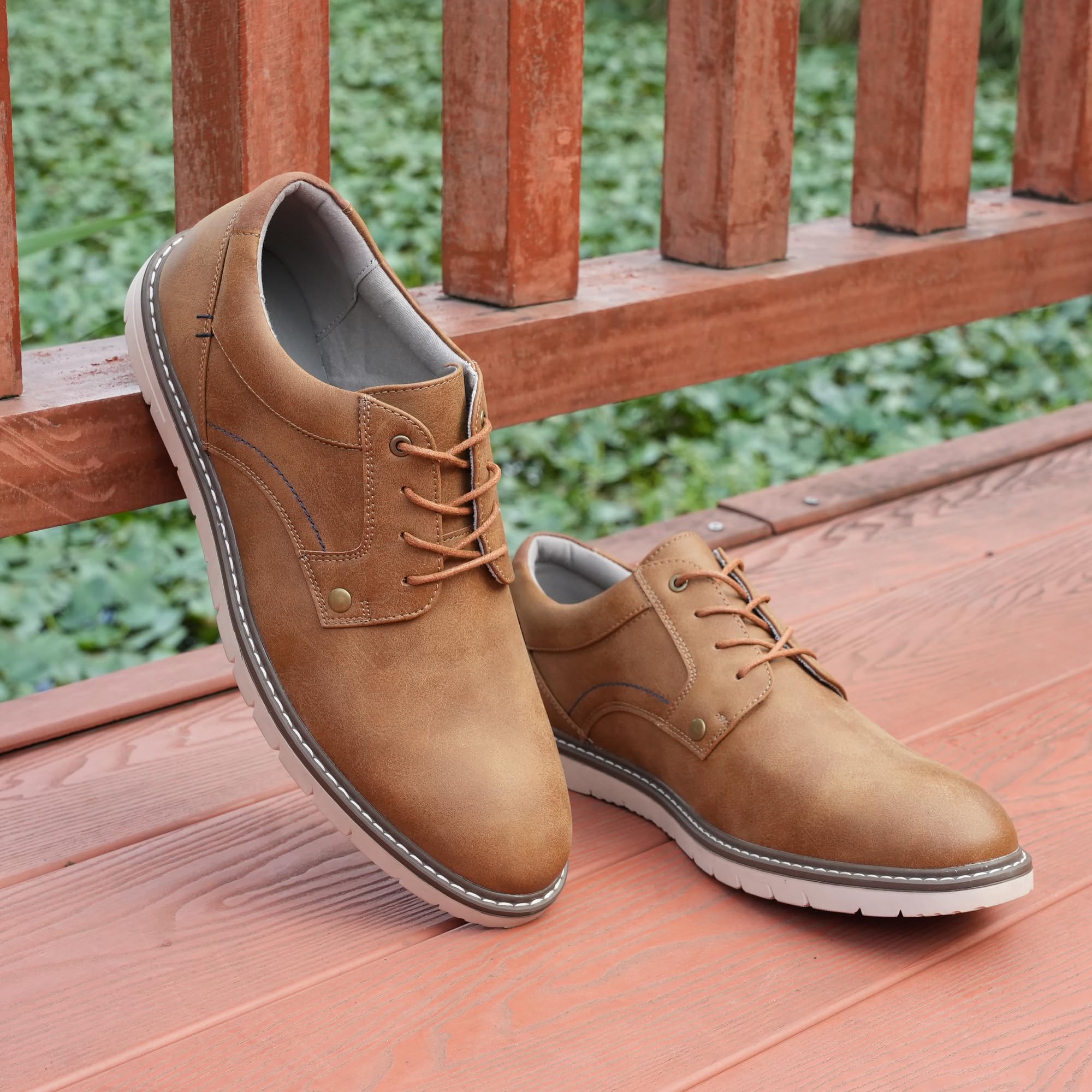 Hawkwell Herren-Oxford-Schuhe in Übergröße, leger, bequem, Business-Sneaker