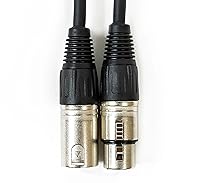 Vista 5 de Gearlux Cable DMX, 3 pines, macho a hembra, 3.2 pies - paquete de 10