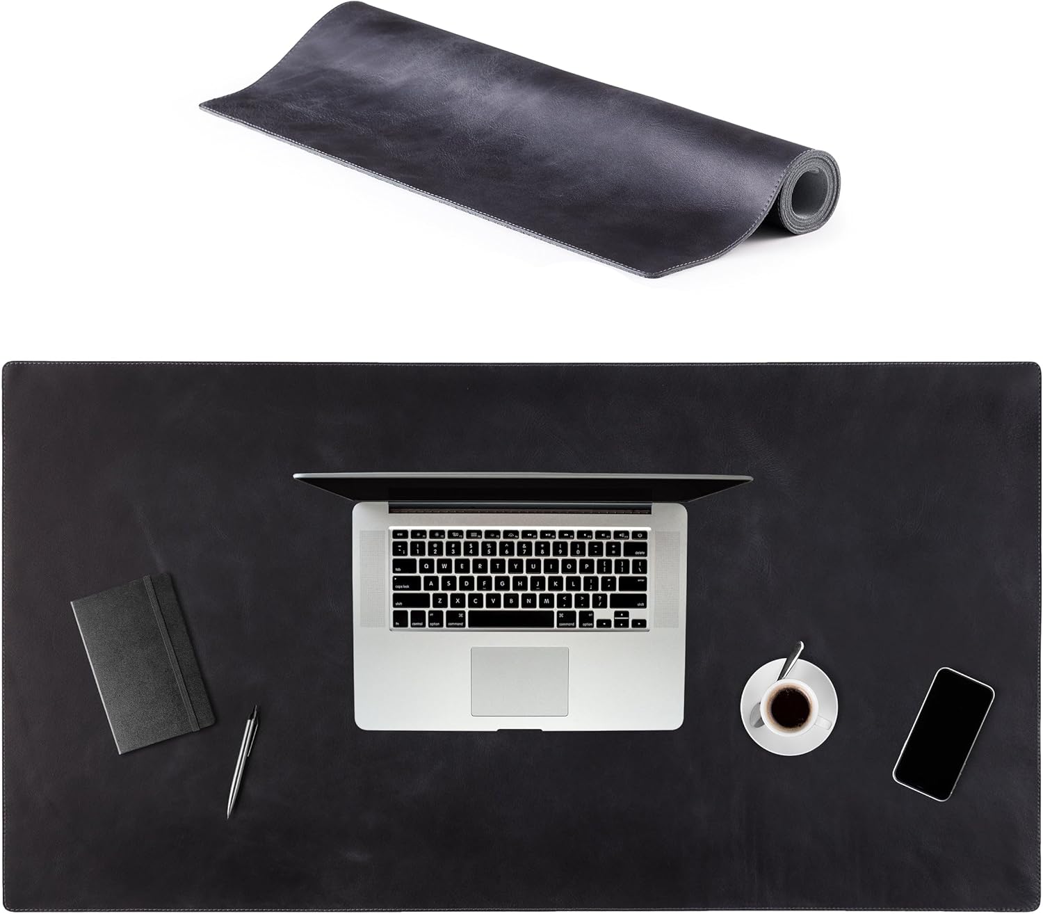 Amazon.com : Node Leather - Leather Desk Mat - Executive Real Leather ...