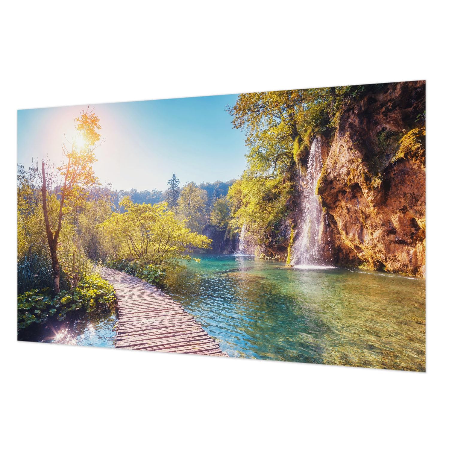 Revêtement mural intissé pour chambre et salon au décor paysage naturel