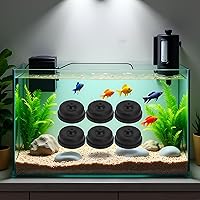 Vista 6 de Accesorios de copa de silicona de diafragma de acuario - Piezas de repuesto de bomba de oxígeno de goma para bomba de aire de estanque de peces