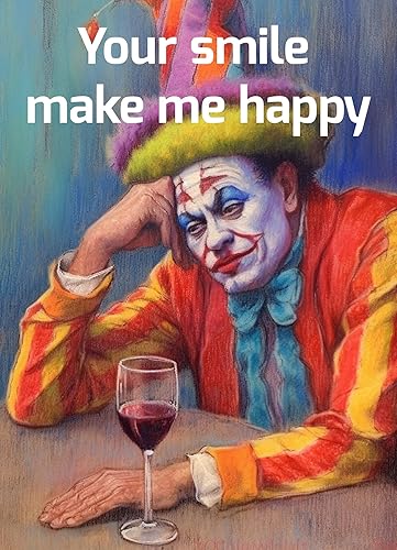 Miniatura 5 de PIXILUV DE-MOTIVATION Tarjeta de felicitación  Gato alcohólico deprimido con mensaje inspirador irónico para ti  Divertida tarjeta de felicitación