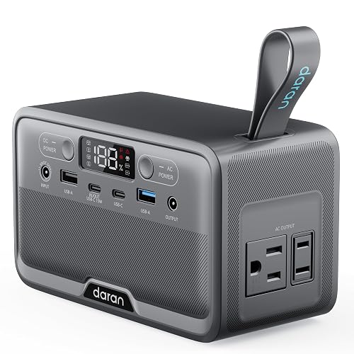 DARAN Portable Power Station 89.6Wh LiFePO4 Battery