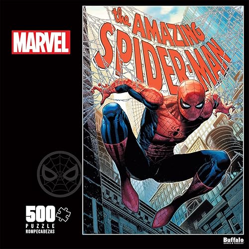 Miniatura 2 de Buffalo Games - Marvel - The Amazing Spider-Man - Rompecabezas de 500 piezas para adultos, rompecabezas desafiante perfecto para noches de juego -
