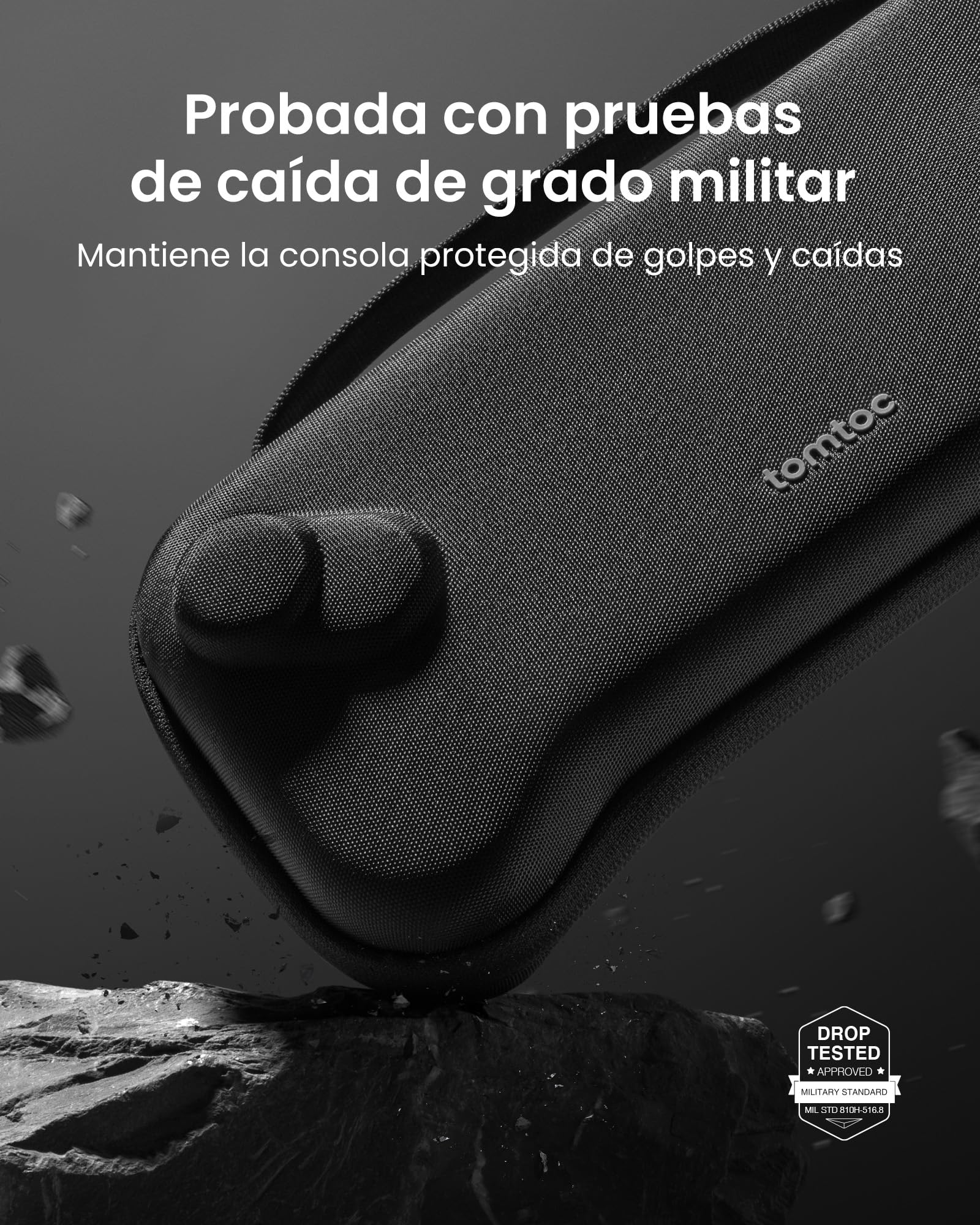 tomtoc Funda de Transporte Compatible con ASUS ROG Xbox Ally / Xbox Ally X 2025, Slim Carcasa Delgada, Case Protectora, Bolsa Dura Portátil de Viaje para Consola, Funda Ligera de Viaje