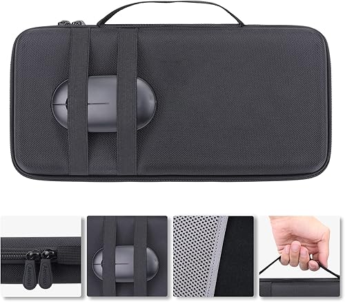 Miniatura 10 de Aenllosi Estuche de transporte duro compatible con Logitech MX Keys Mini avanzado teclado iluminado inalámbrico (blanco)