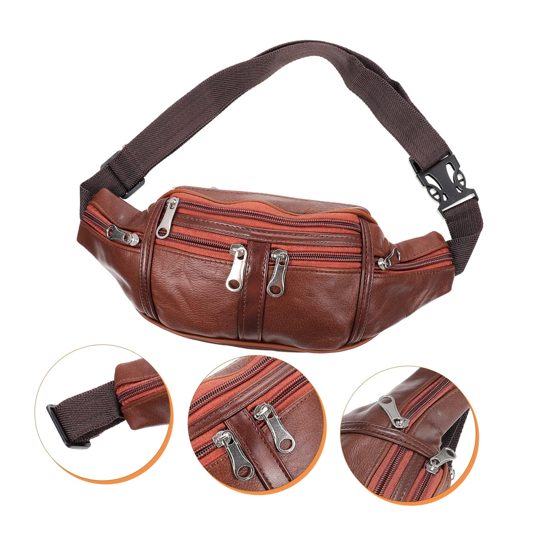 2 Uds Riñonera para Hombre Kits De PU para Correr para Mujer