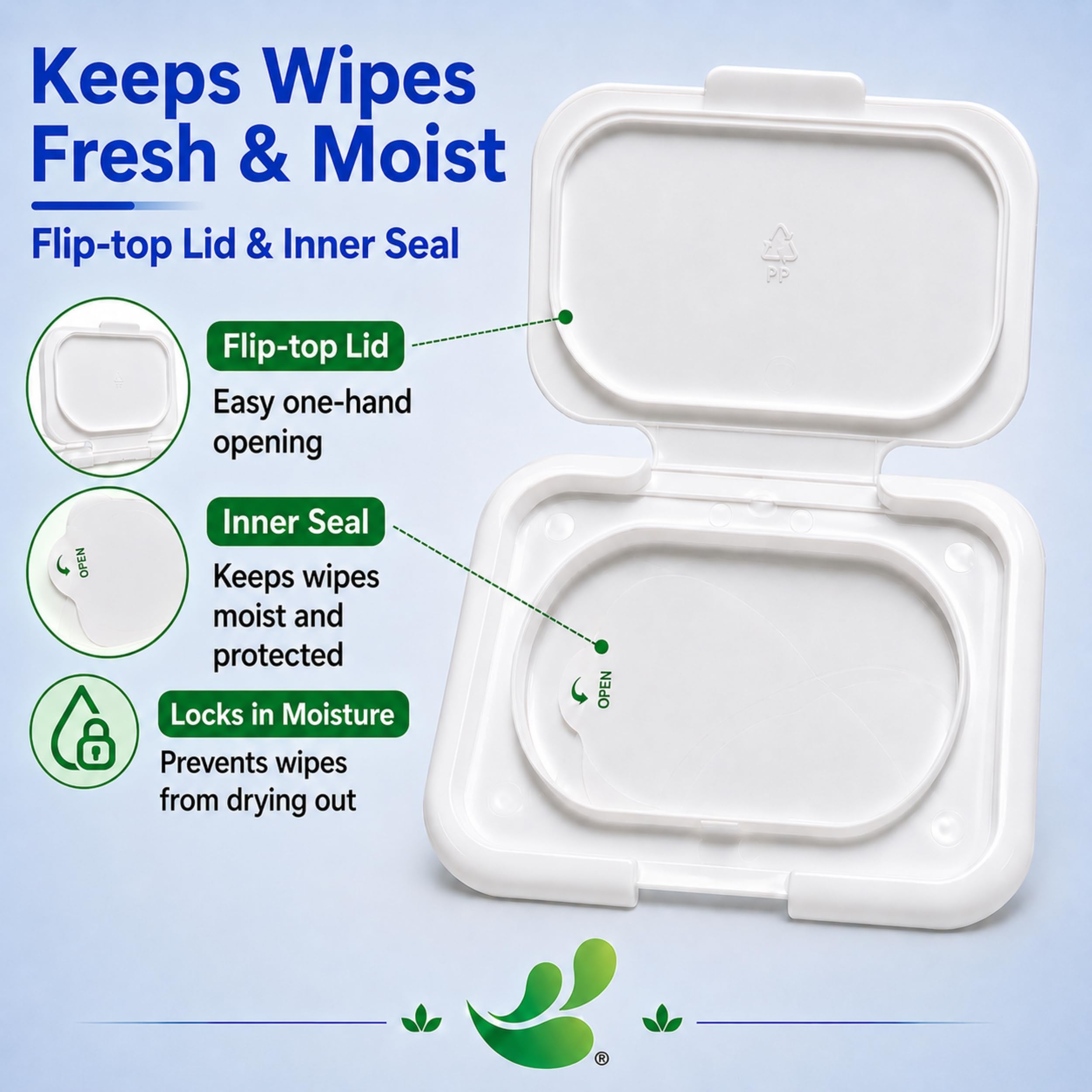 All Clear Care Toallitas húmedas para bebés a granel, sin perfume, tapa abatible (24 paquetes), 1920 unidades, piel sensible, hipoalergénicas, 99% de agua, superficie de limpieza grande, vitamina E y