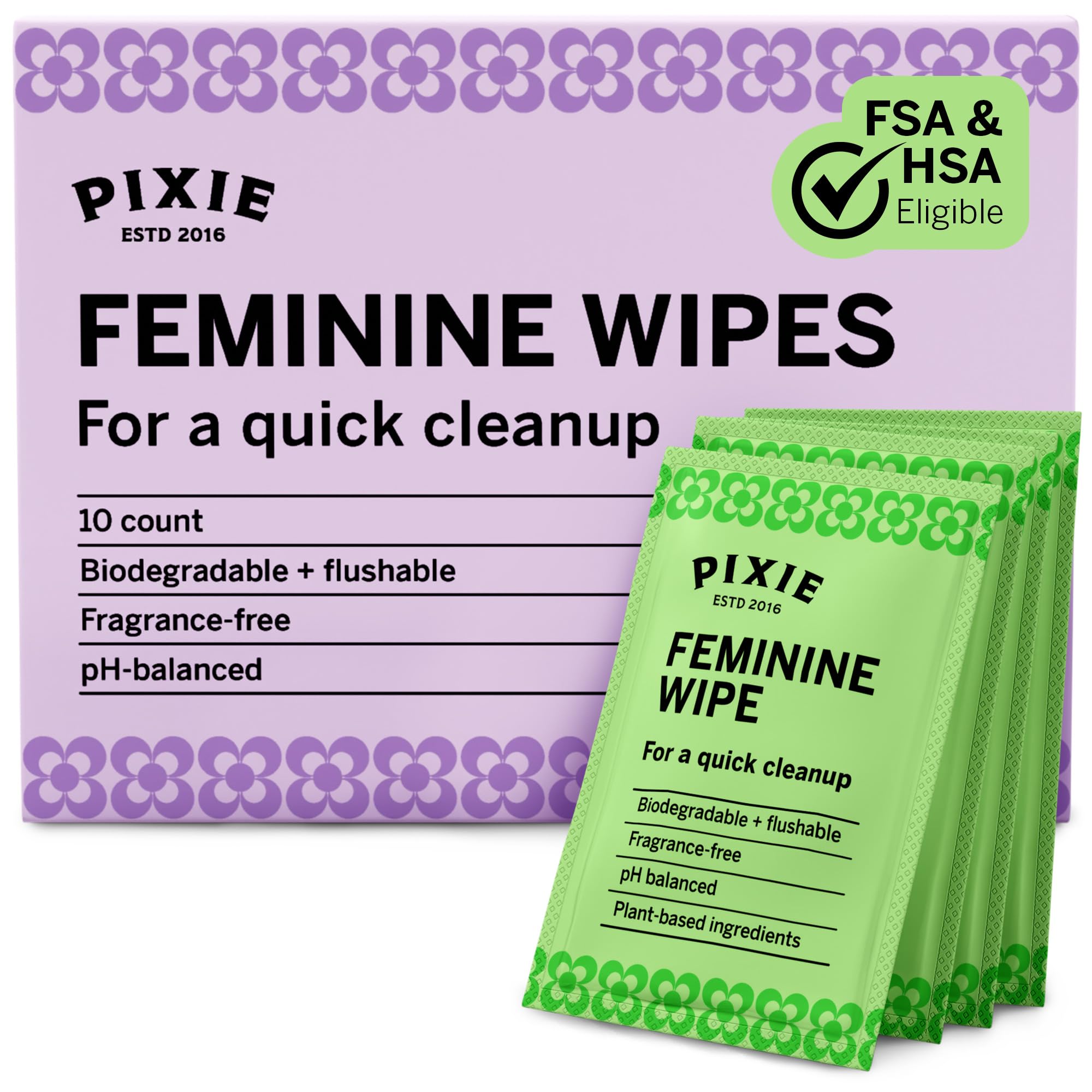 Pixie Cup Pixie Feminine Wipes - feminine care | Mubboo