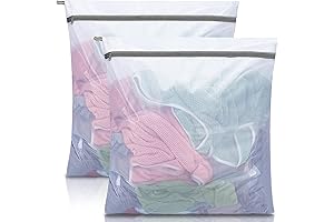 Extra Large 30''x30'' Delicates Mesh Laundry Bags for Washing Machine, 2 Pack