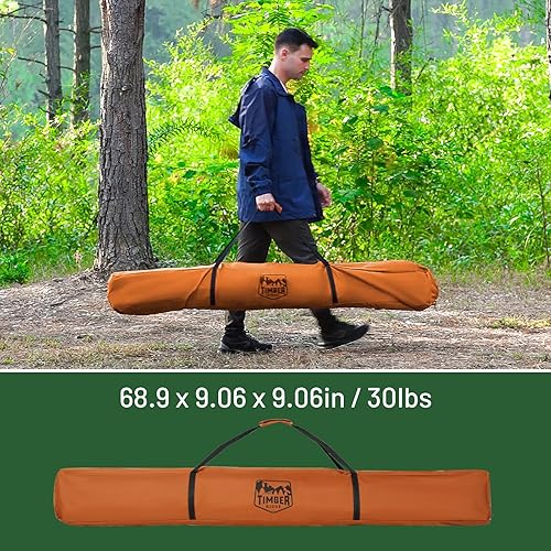 Miniatura 9 de TIMBER RIDGE Tienda de campaña desplegable instantánea, resistente a la intemperie, fácil de instalar en 60 segundos, tienda de campaña portátil