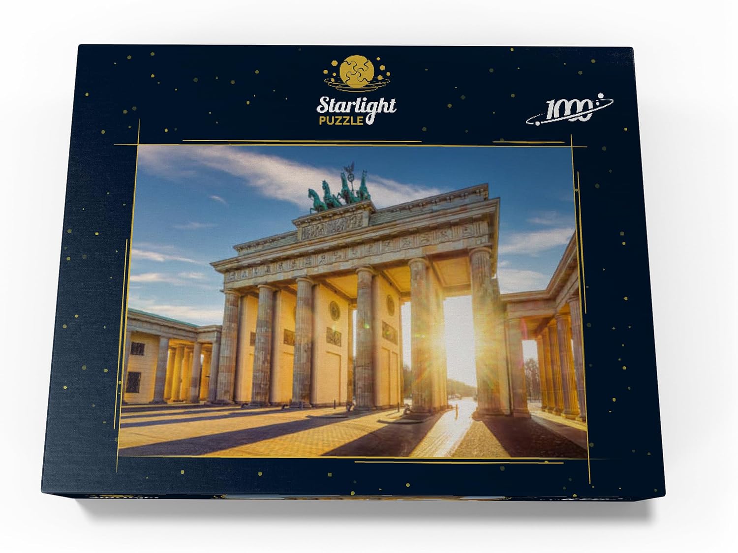 MyPuzzle Brandenburg Gate in Berlin, Germany - Premium 1000 Piece Jigsaw Puzzle for Adults