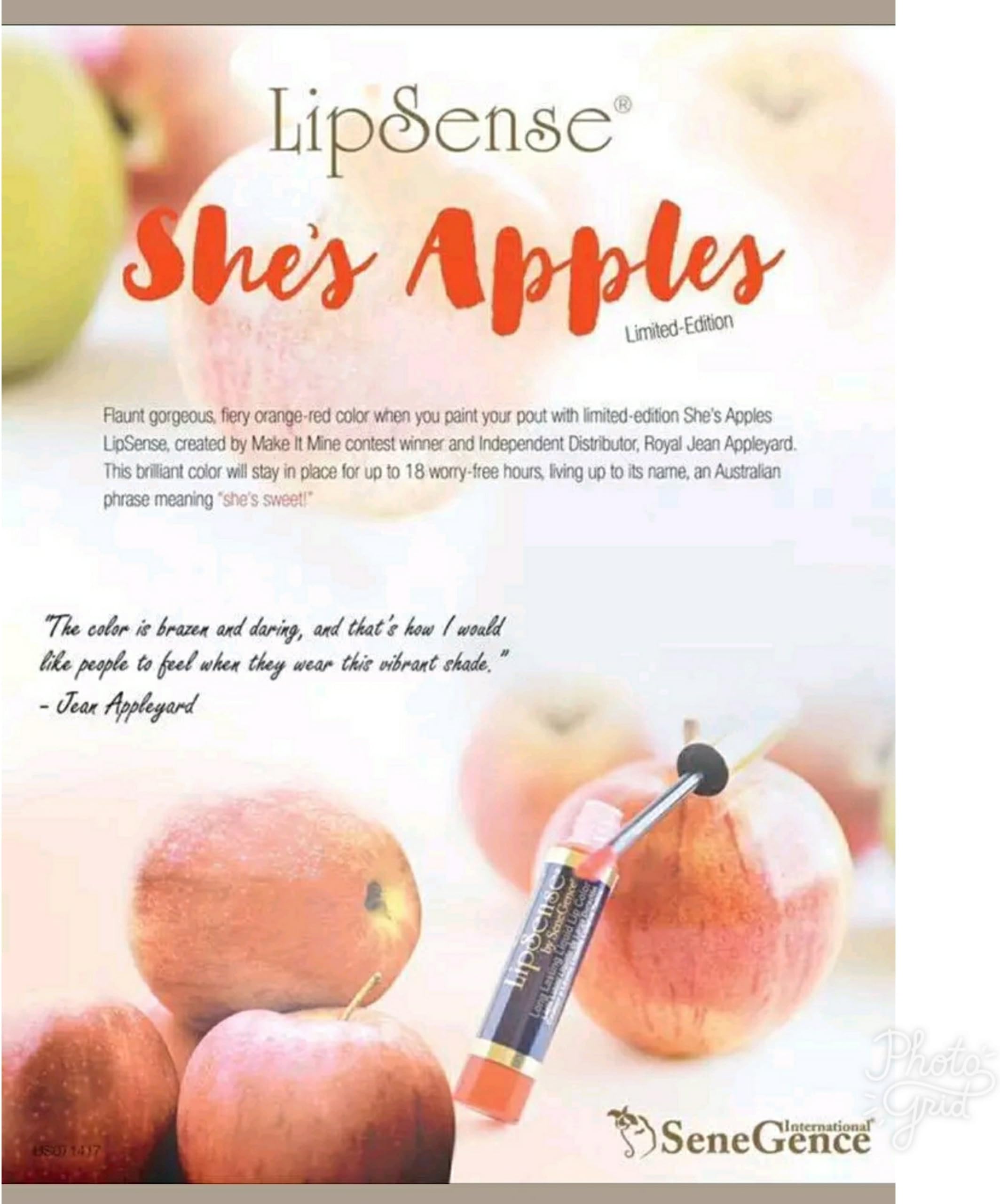 Lipsense She's Apples