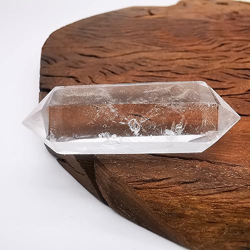 Miniatura 4 de Torre de cristal natural de 2 puntos, 1 pieza, 2.0 in, 6 cristales facetados, piedra de chakra, kit de decoración para el hogar, regalo de curación