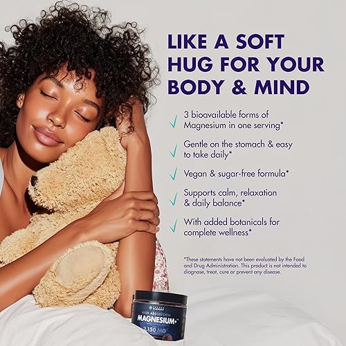 Miniatura 9 de Secret Element Gomitas de Glicinato de Magnesio 2150MG para Mujeres y Hombres, Glicinato de Magnesio de Alta Absorción, Citrato, Malato, Sin Azúcar,