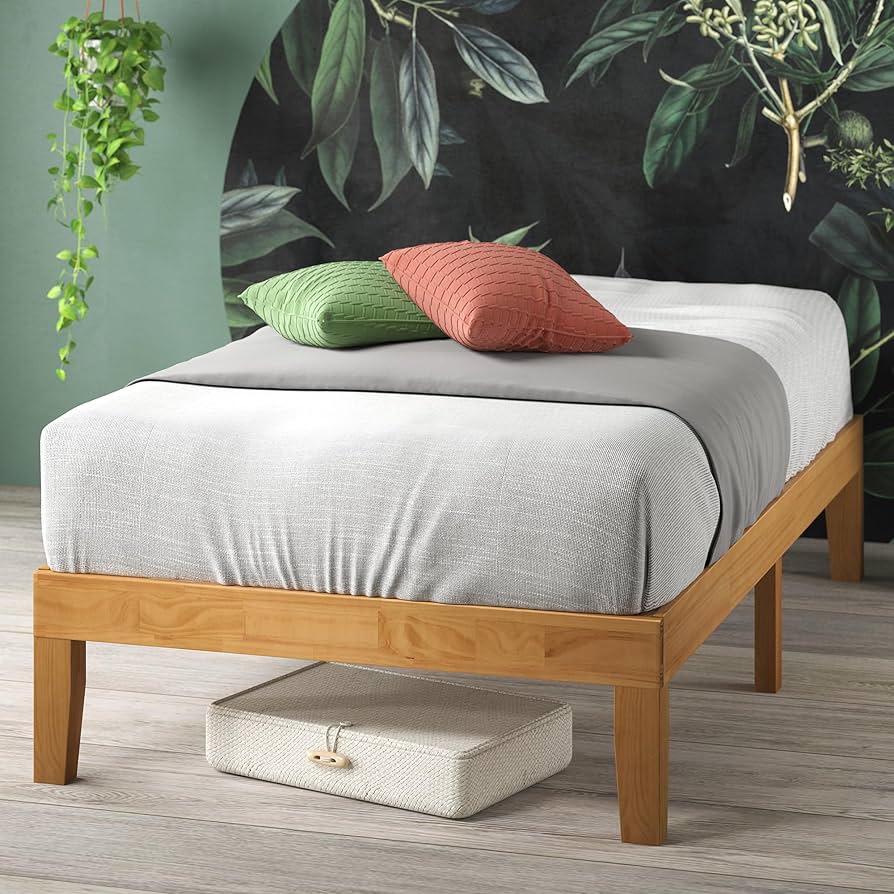 Amazon.com: ZINUS Moiz Wood Platform Bed Frame, Wood Slat Amazon.com: ZINUS Moiz Wood Platform Bed Frame, Wood Slat